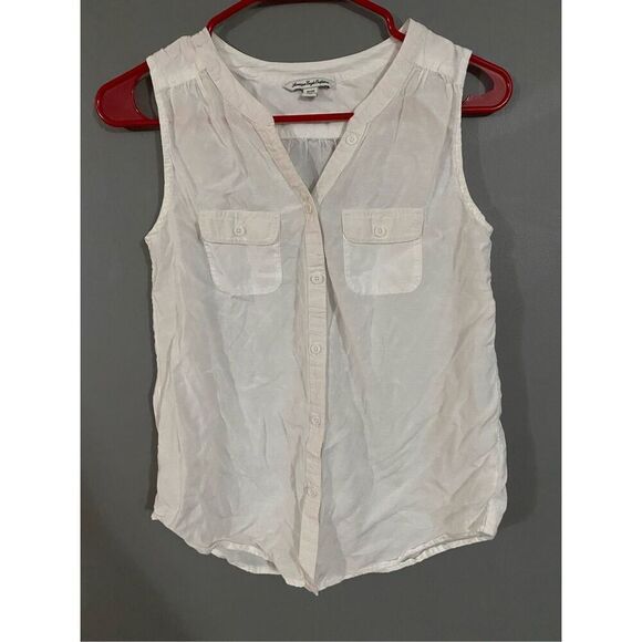 American Eagle Sleeveless Patterned Top Size XSmall - Picture 1 of 5